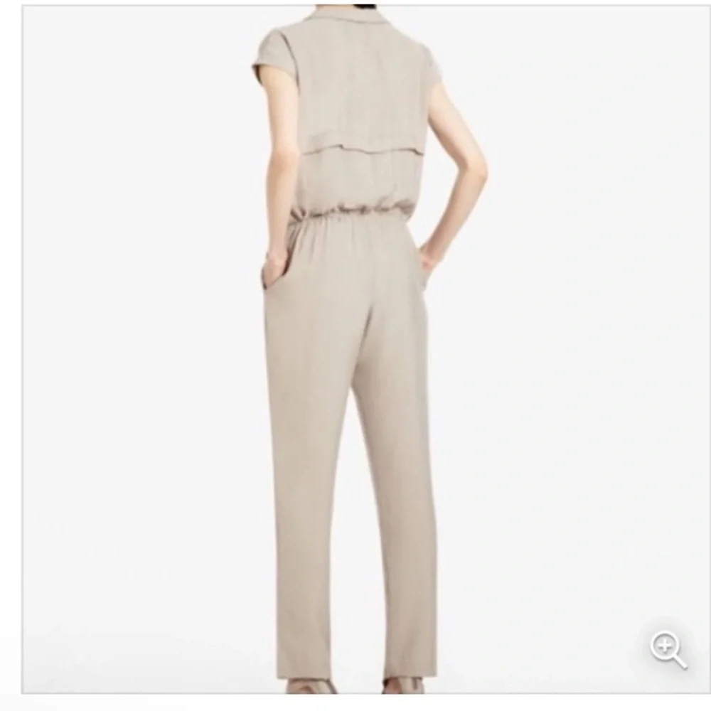 BCBGMAXAZRIA “COLE” Sleeveless Utility Jumpsuit - Picture 3 of 17
